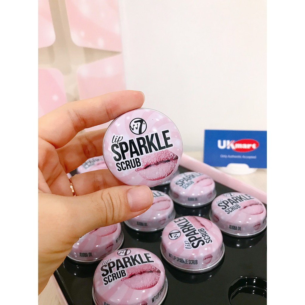 Son Tẩy Tế Bào Chết Môi W7 Sparkle Lip Scrub | BigBuy360 - bigbuy360.vn
