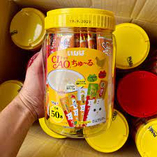 SÚP THƯỞNG CIAO CHURU CHO MÈO THÁI LAN HỘP 50 THANH