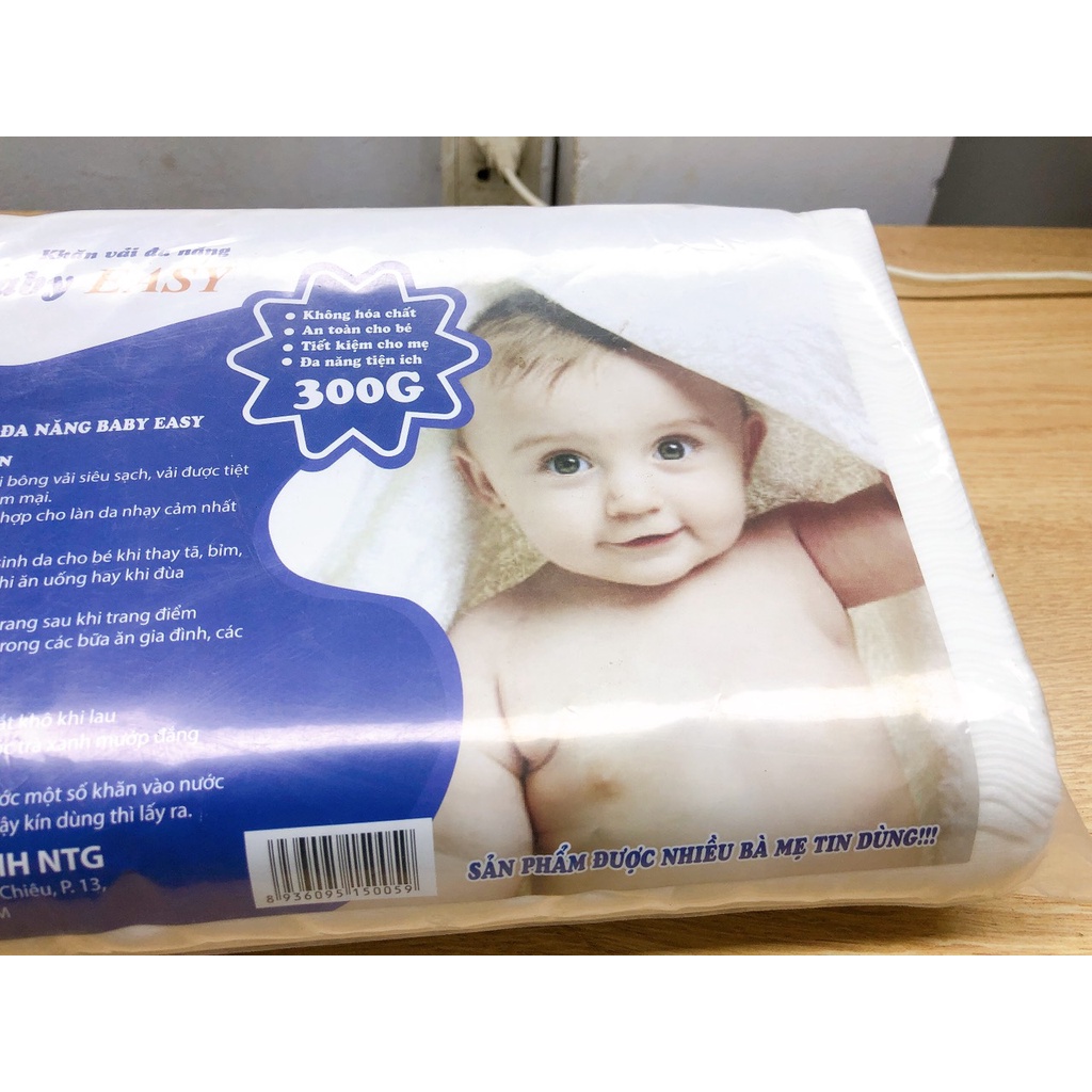 Khăn giấy khô đa năng baby easy 300g dùng thay thế khăn ướt tiện lợi  mã 6-3
