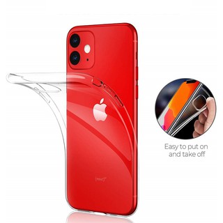 Ốp lưng silicon dẻo trong suốt các dòng iPhone siêu mỏng bảo vệ camera
