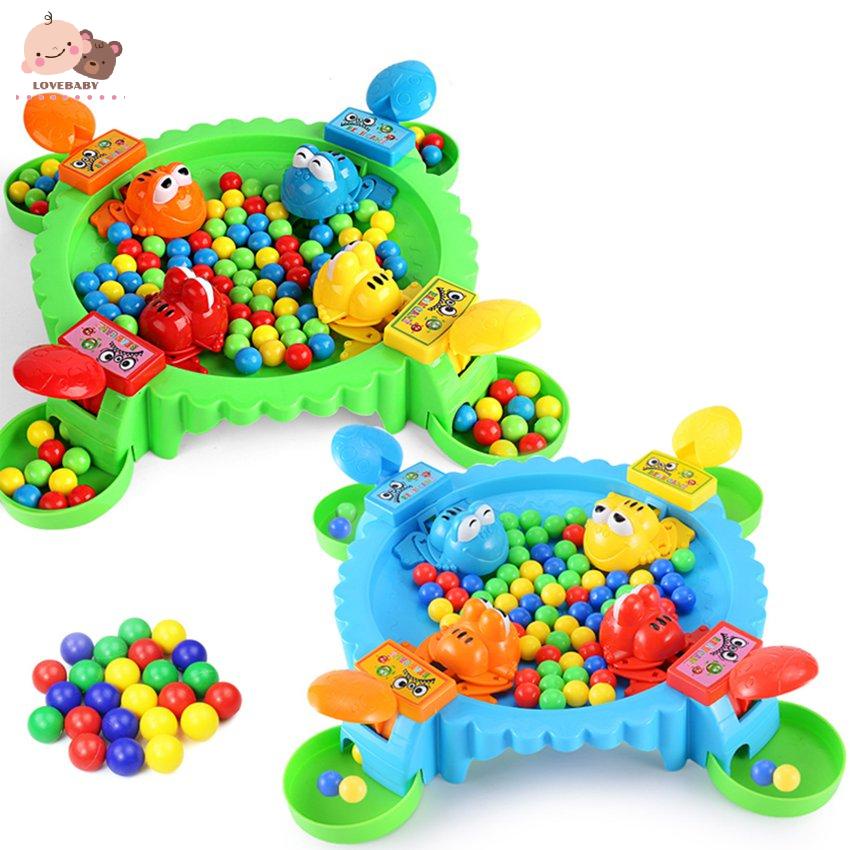 [HOT]Feeding Swallowing Beads Frogs Eating Beans Casual Brain Table Games Balls