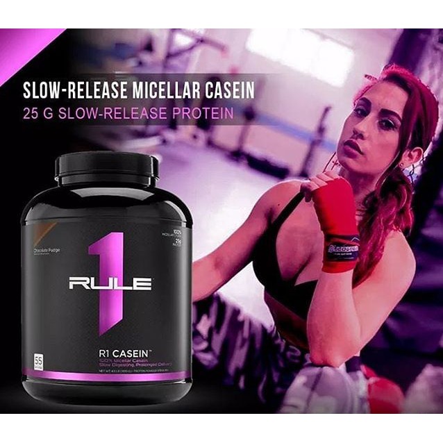 Whey tăng cơ hấp thu chậm Rule 1 Casein 4lb - 55 servings