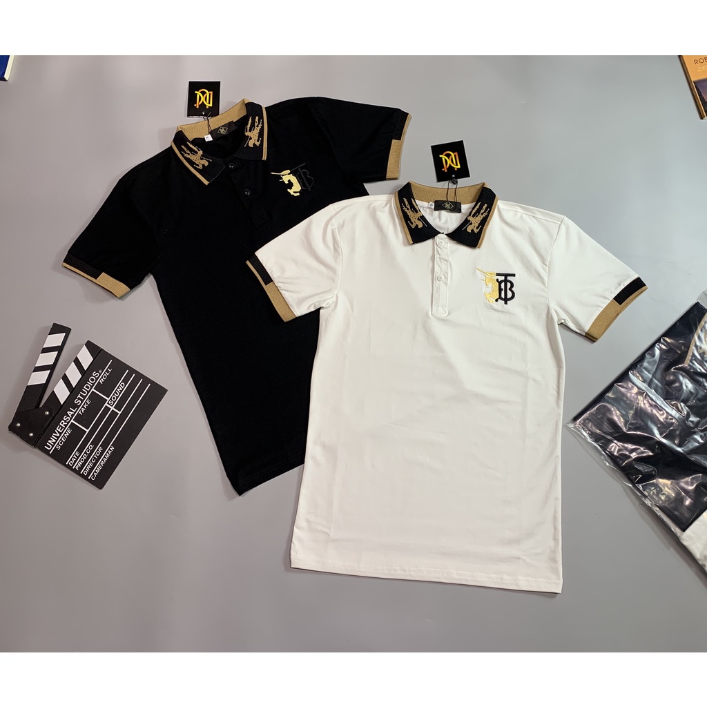 Áo thun nam polo thêu logo sịn sò mẫu mới hàng shop(chất coton co giãn 4 chiều mềm mịn đẹp)