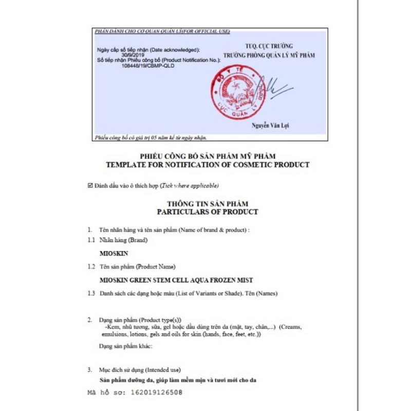 Xịt khoáng Mioskin | BigBuy360 - bigbuy360.vn