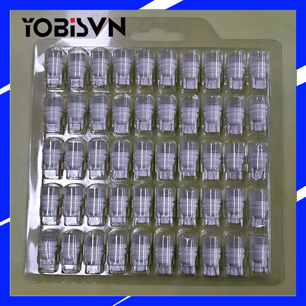 Đèn Led T10 Dùng Làm Demi Xinhan Nhấp Nháy 7 Màu Cho Xe Hơi Và Xe Máy 12V - 24v
