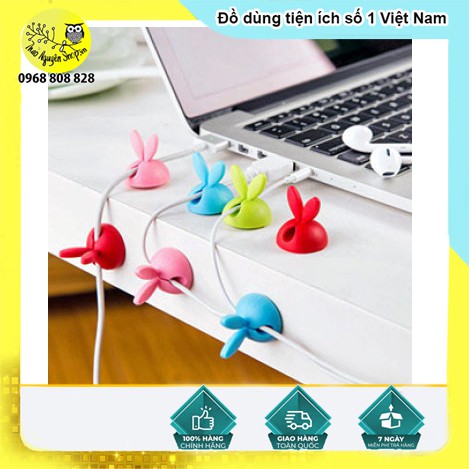 Kẹp đỡ dây điện hình thỏ tiện ích-T3A3