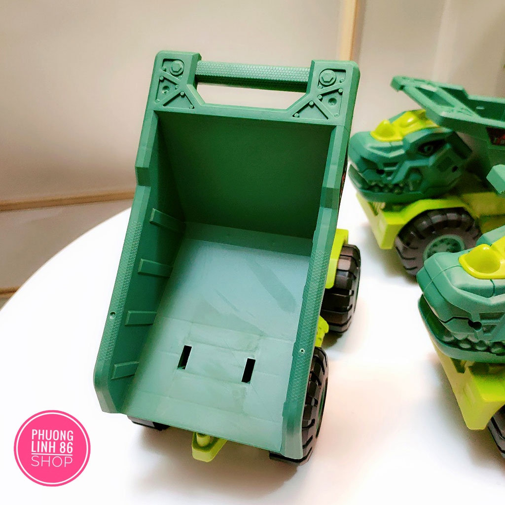 Bộ đồ chơi mô hình ôtô các loại xe xây dựng BBS máy xúc xe tải cần cẩu XE BEN cho bé thoả sức sáng tạo D21