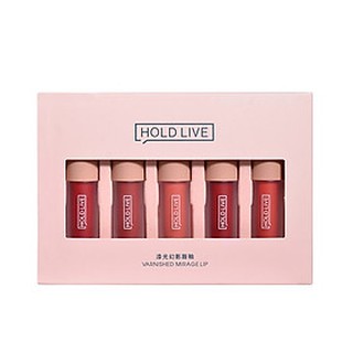Set 5 Cây Son Kem Holdlive Light Matte Lip Glaze Suit giúp môi căng mịn son lì lâu trôi