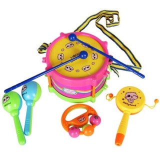 [Ana Kids] Đồ chơi 4 món âm nhạc - Đồ chơi cảm thụ âm nhạc cho bé FRESHIP 99k