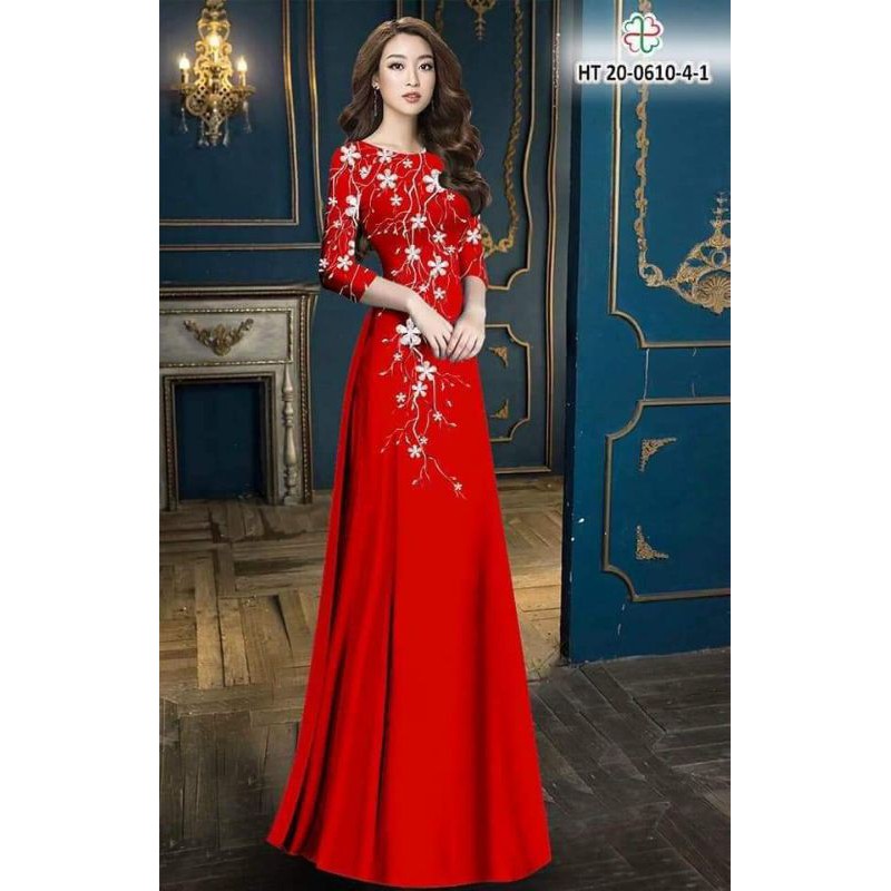 🔥SIÊU PHẨM LUA TƠ NHẬT CO GIÃN HOA GIAY CỰC PHẨM SANG TRONG CHỈ 143 K 1 ÁO MAY SẴN.