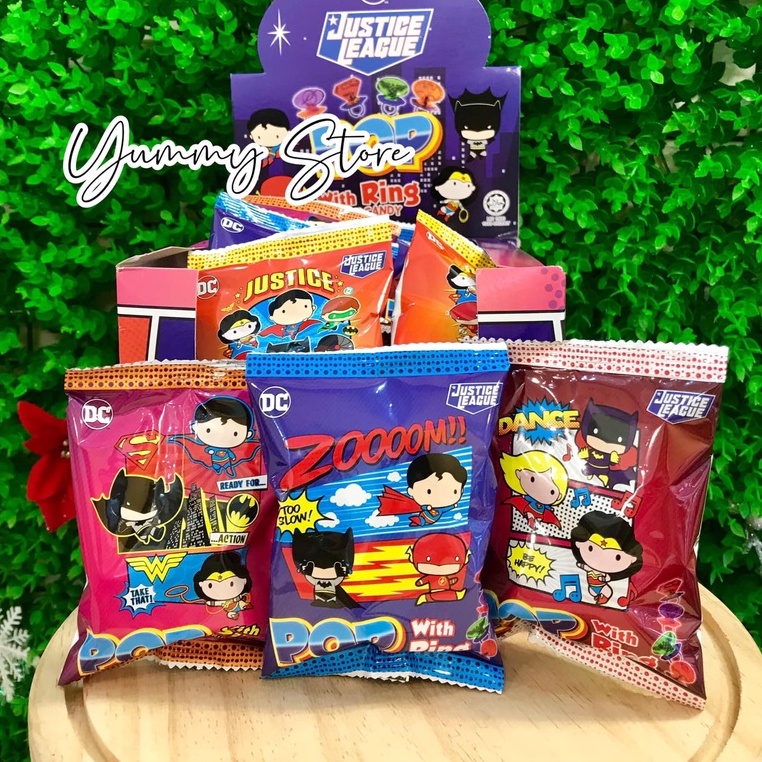 Kẹo Nhẫn Vị Trái Cây Justice League