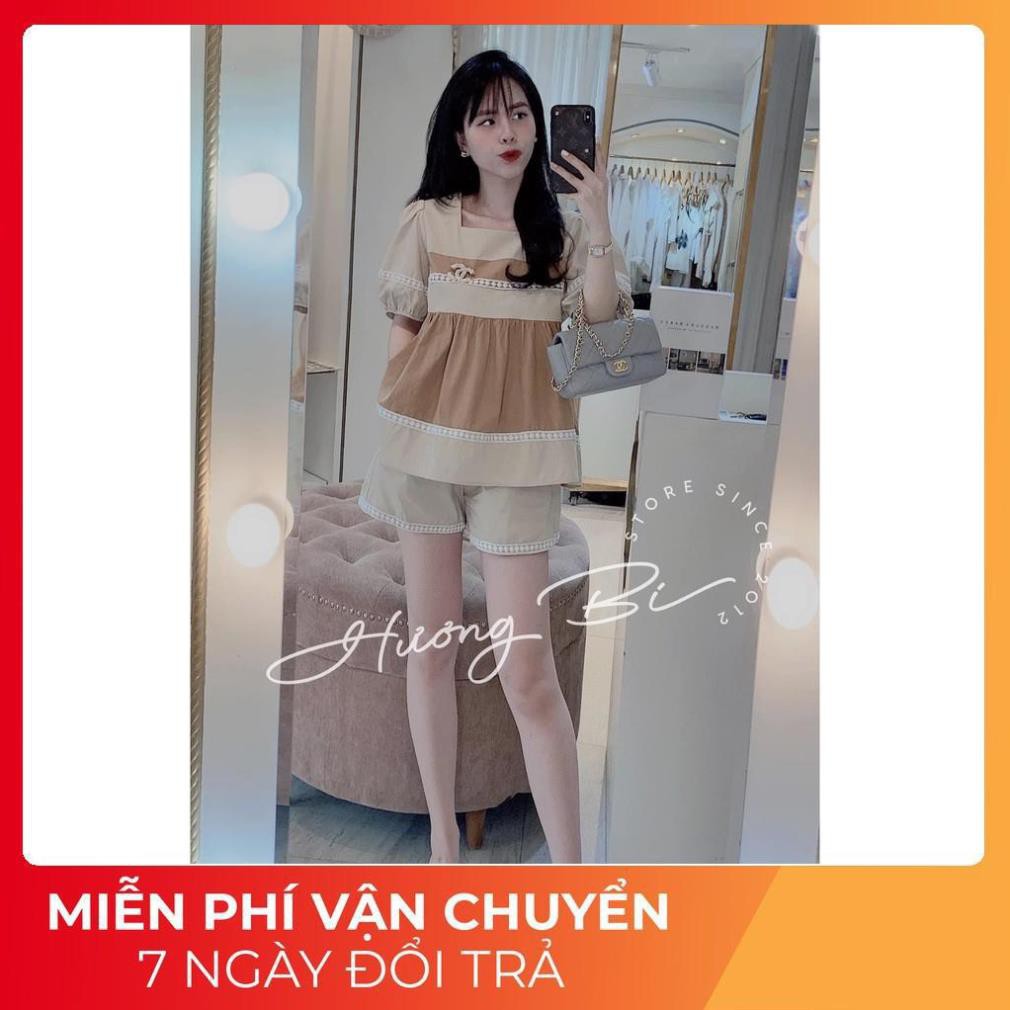 [ 𝐅𝐑𝐄𝐄 𝐒𝐇𝐈𝐏 ] Set Đũi Phối Ren Tầng Gắn Logo