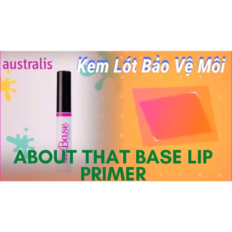 Son Lót Dưỡng Bảo Vệ Môi 🌸FREESHIP🌸 Son Mềm Môi Dưỡng Môi Lip Primer Australis
