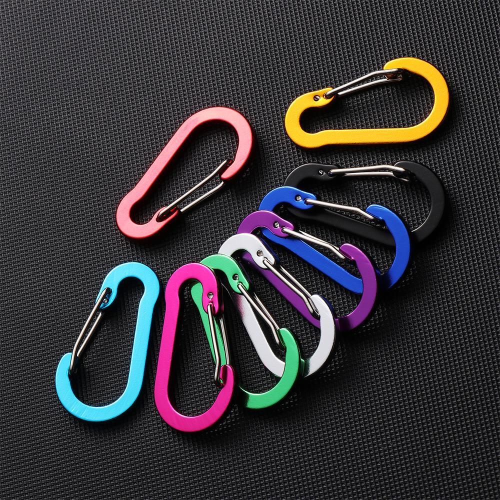Set 5 Móc Khóa Carabiner Bằng Hợp Kim Nhôm Đa Năng