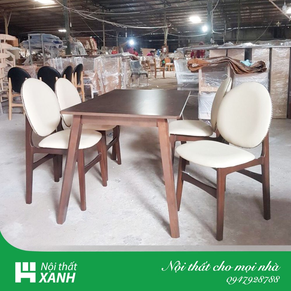 Ghế Gỗ Dành Cho Bàn Ăn Venus Chất Liệu Gỗ Cao Su (Nhiều Màu Sắc, Inbox Để Chọn Màu) - Nội Thất Xanh
