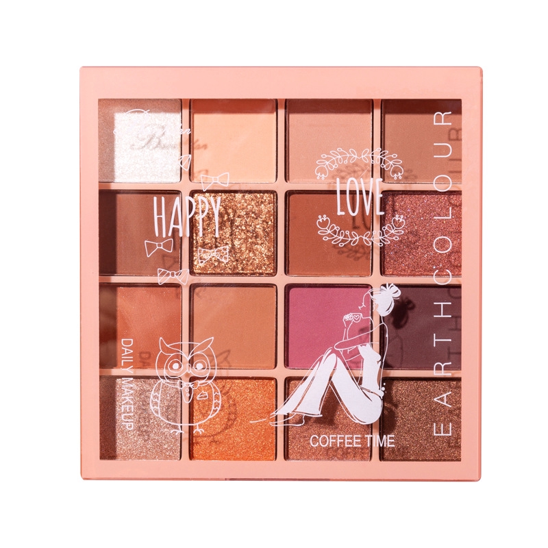 Bảng Phấn Mắt 16 Màu Lấp Lánh Trang Điểm Chuyên Nghiệp