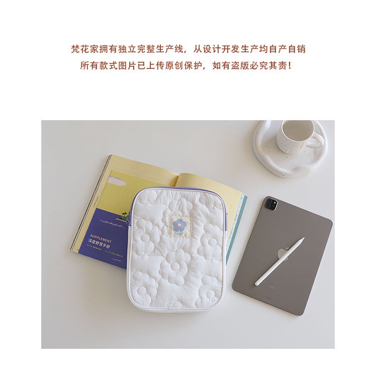 Túi Đựng Máy Tính Bảng Ipad Laptop 11 inch Họa Tiết Hoa Dễ Thương