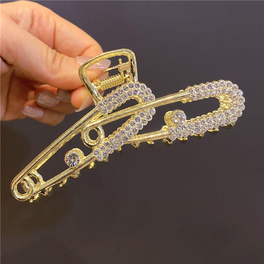 Kẹp Tóc Hình Cá Mập Bằng Kim Loại WMES15H Thời Trang Ngọt Ngào Cho Nữ