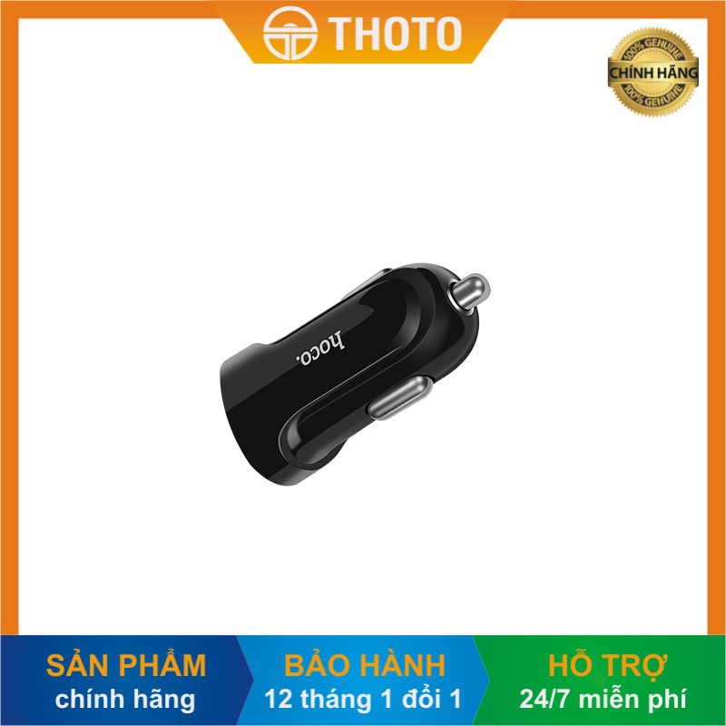 [Thoto Shop] Tẩu sạc nhanh điện thoại trên ô tô HOCO Z2 | 1 cổng USB - hàng chính hãng