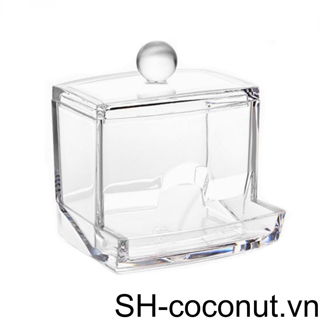 Hộp Đựng Tăm Bông Dạng Q-Tips Hình Chữ Q Giá Đỡ