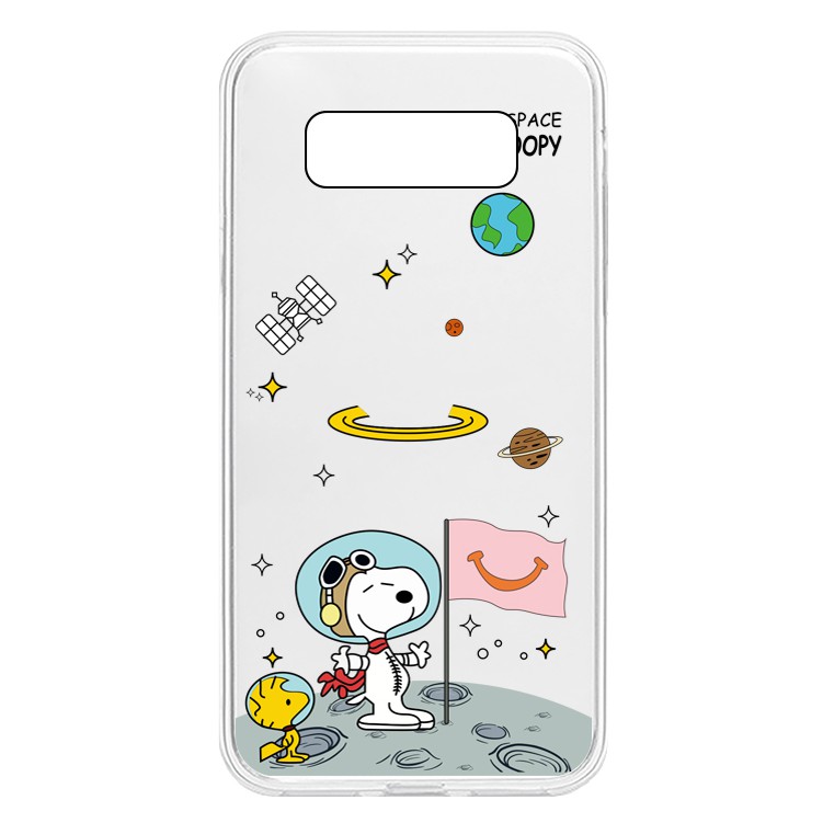 Ốp lưng đủ dòng cao cấp Samsung S8+/S10 Lite/Note 8/Note 9/...Silicone trong hình Snoopy and Woodstock