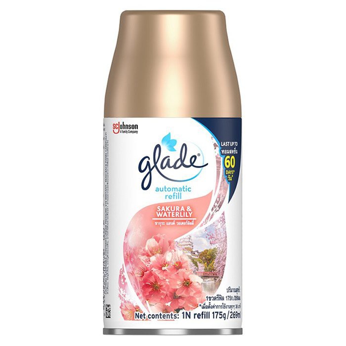 [ LÕI ] - Chai Xịt Phòng Thay Thế Vào Máy Xịt Phòng Tự Động Glade - 269ml/175g