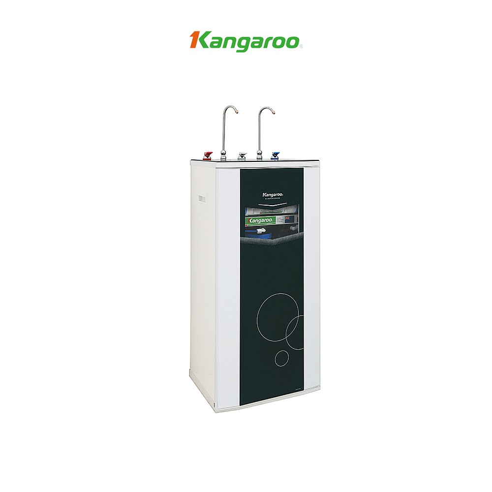 [MIỄN PHÍ LẮP ĐẶT] Thiết bị lọc nước Kangaroo RO 2 vòi, 10 lõi KG10A3 vỏ tủ VTU màu xanh(kèm carton)