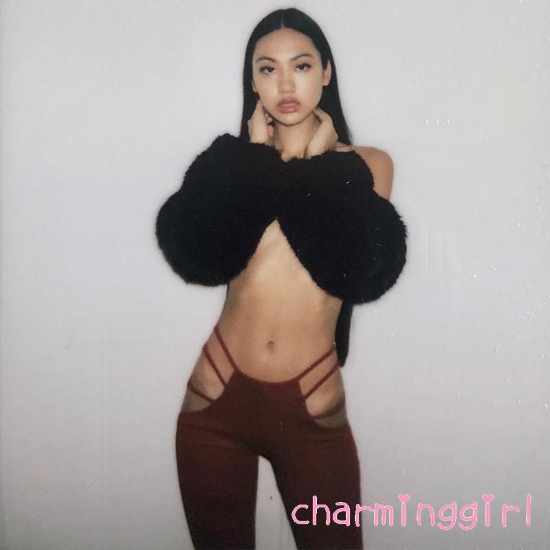 Quần dài ống loe màu trơn phong cách thời trang dành cho nữ