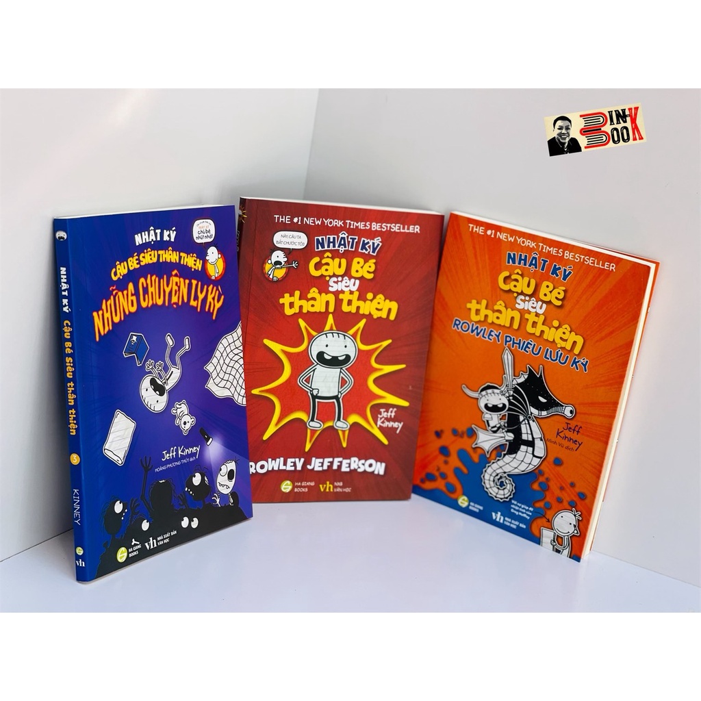 Sách - [Combo 3 cuốn] Nhật ký cậu bé siêu thân thiện – Top #1 New York Bestseller – Hà Giang Books – NXB Văn Học