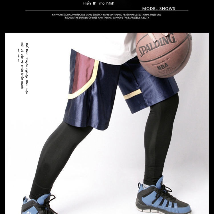 Quần Legging Thể Thao Chống Nắng Thoáng Khí Mau Khô Cho Nam