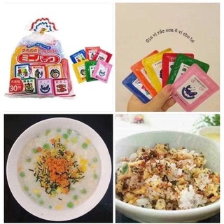 Gia vị rắc cơm Nhật 30gói ,gia vị rắc cho bé ăm dặm