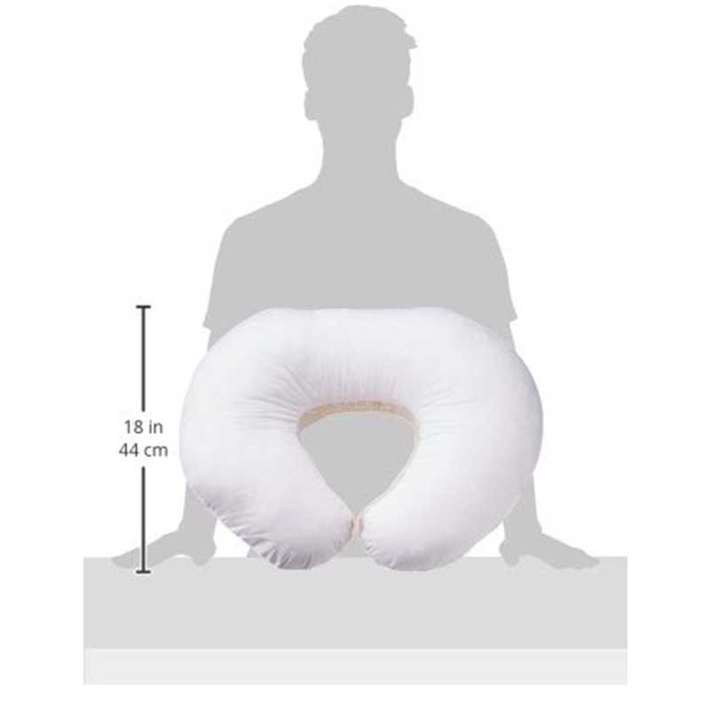 Gối Chữ U Hỗ Trợ Bé Uống Sữa Bằng Cotton Thoải Mái