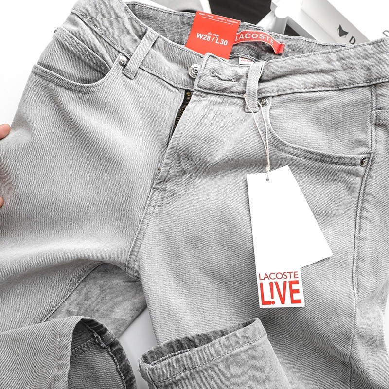 QUẦN JEANS LC XÁM NHẠT