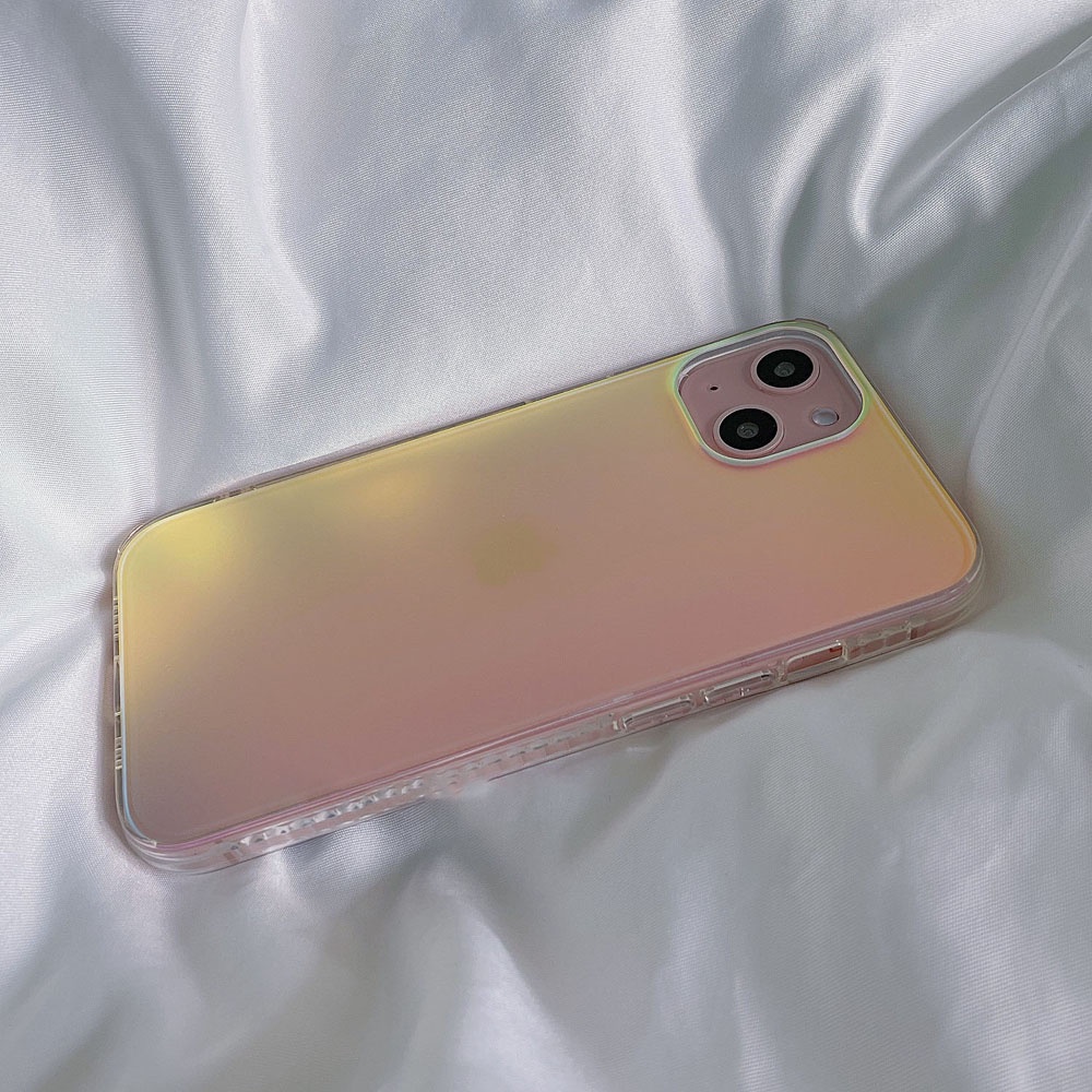 Ốp Điện Thoại Mềm Màu Laser Phản Quang Cho iPhone 11 12 13 14 pro max