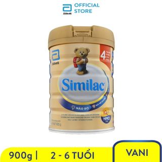 Sữa Bột Similac IQ Plus HMO số 4 hương Vanilla lon 900g