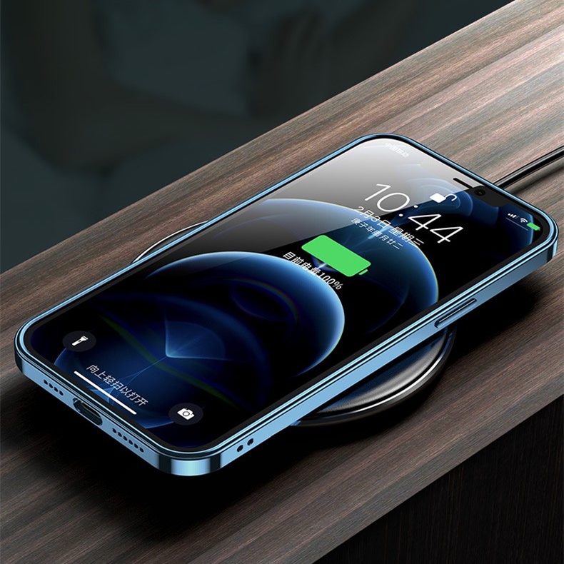 Ốp điện thoại mềm nhám trong suốt viền mạ chống sốc bảo vệ toàn diện cho iPhone 13 11 12 mini Pro Max