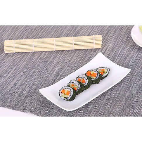 Chiếu cuộn sushi bằng tre size 23*24cm tiện dụng