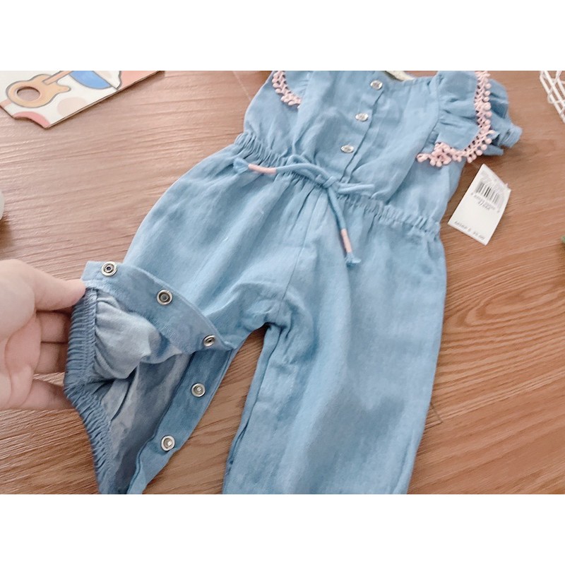 Jumsuit denim mềm - RABBITSHOP