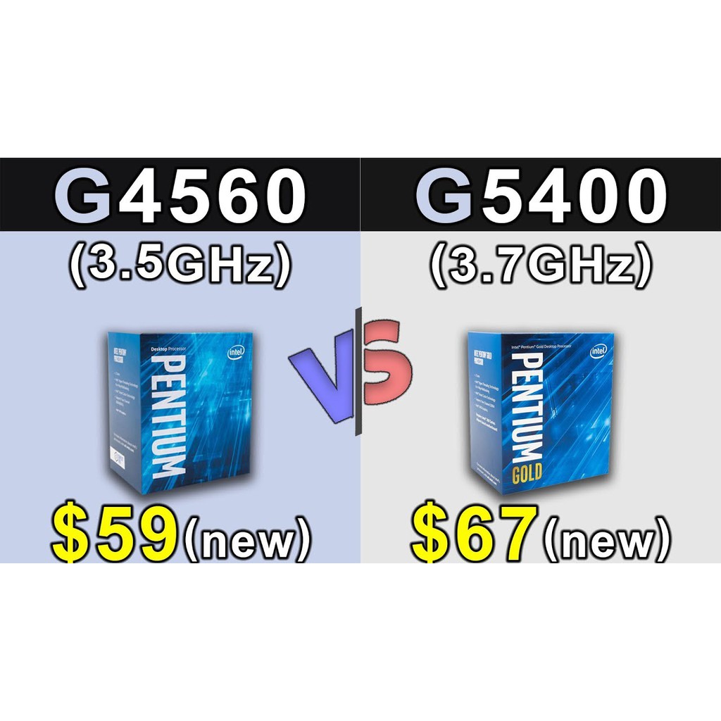 CPU G5400 3.7 GHz 2 nhân 4 luồng Socket 1151v2 Intel Pentium Gold g5400 cũ