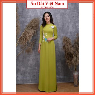 ✈🌸FREESHIP🌸✈( ẢNH , Video THỰC TẾ TỰ CHỤP ) ÁO DÀI THÊU THỦ CÔNG / ÁO DÀI TÂY THI _ MÃ TT15
