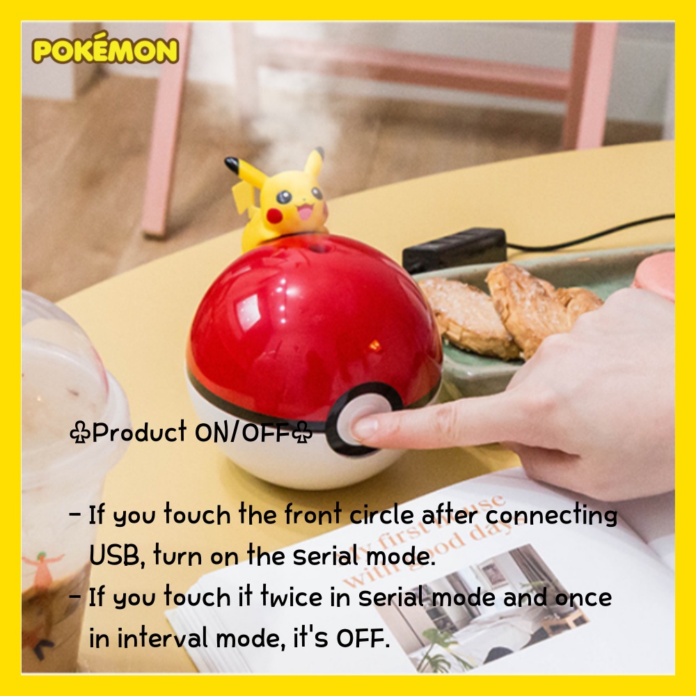 Chuột không dây pikachu & máy tạo ẩm mini pikachu / chuột / pokemon / máy tạo ẩm mini / máy tạo ẩm nhỏ / máy tạo ẩm usb / chuột máy tính / chuột dễ thương
