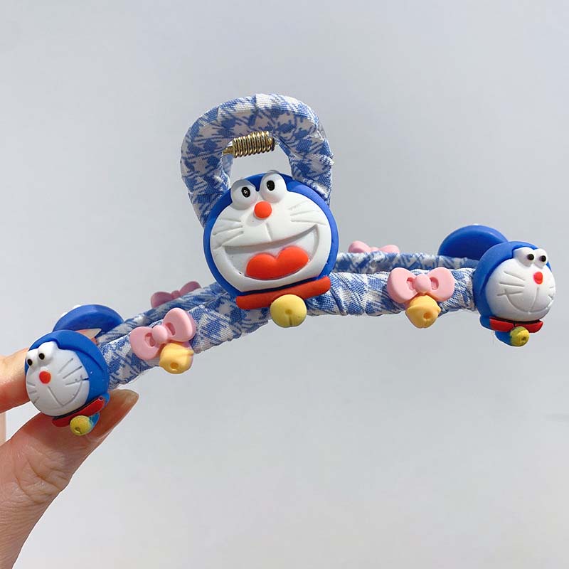 Kẹp Tóc Hình Mèo / Gấu / Cá Mập Màu Hồng Dễ Thương Phong Cách Hàn Quốc