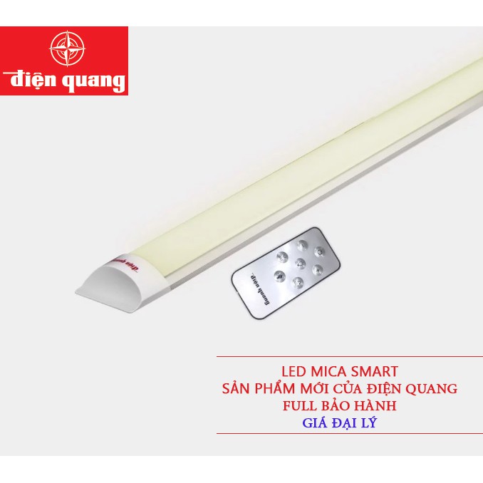 Đèn Tuyp Led SMART REMOTE MICA Điện Quang ( 36W, điều chỉnh độ sáng và nhiệt độ màu, nhôm nhựa )