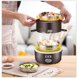 Hộp Cơm Cắm Điện 3 Tầng Cao Cấp