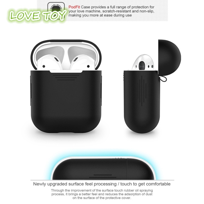Vỏ Bảo Vệ Hộp Sạc Tai Nghe Bluetooth Không Dây Airpods Chống Rơi Chống Bụi Nkodok