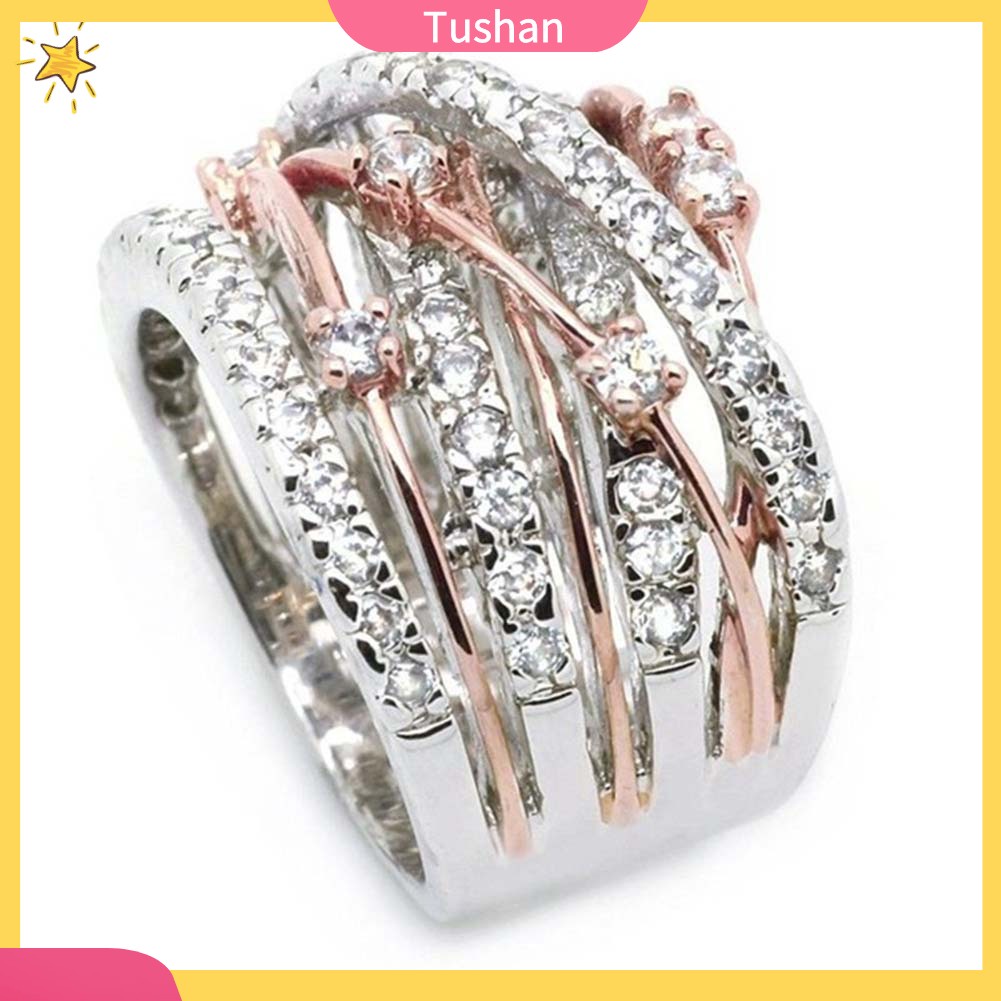 Nhẫn Đính Đá Sang Trọng Cho Nữ