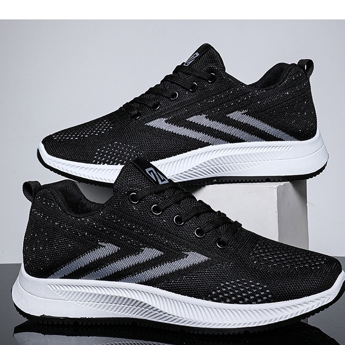 Giày nam  FREESHIP extra Giày Thể Thao Nam Đế Cao Su Đúc Êm Chân Thoáng Khí Có 2 màu Trẻ Trung S094