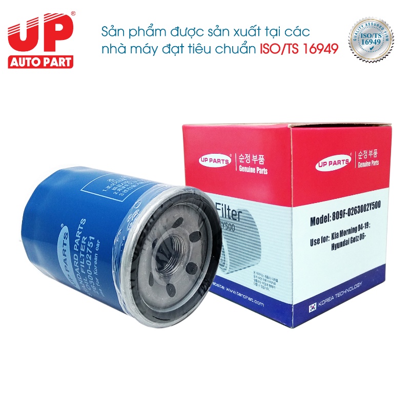 Lọc dầu động cơ KIA PRIDE, MORNING, PICANTO, SPECTRA và HYUNDAI GETZ
