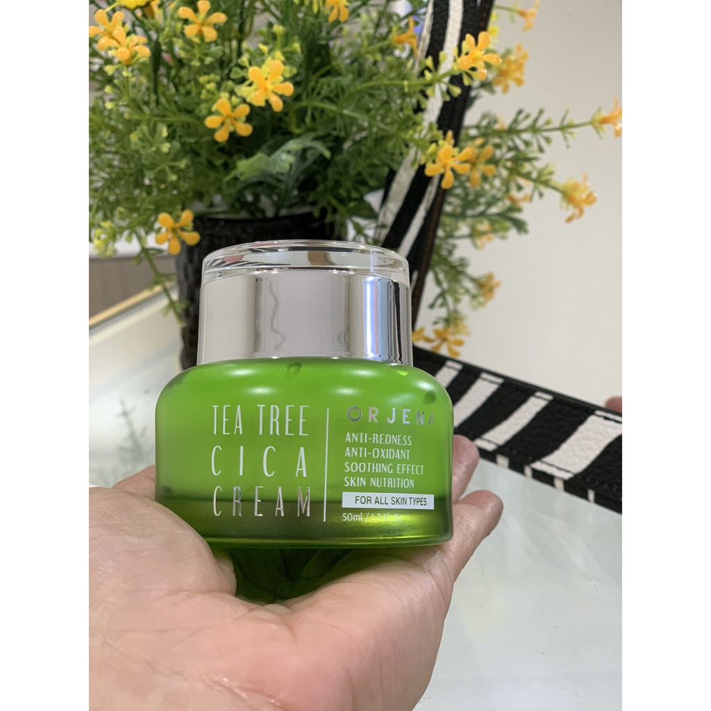 Kem Dưỡng Da Thải Độc Phục Hồi Da Nhạy Cảm - Tea Tree Cica Emulson Orjena 50 ml - OR851