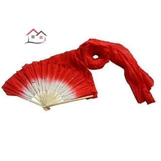 Quạt Lụa Dài 1.8m Dùng Để Múa Bụng